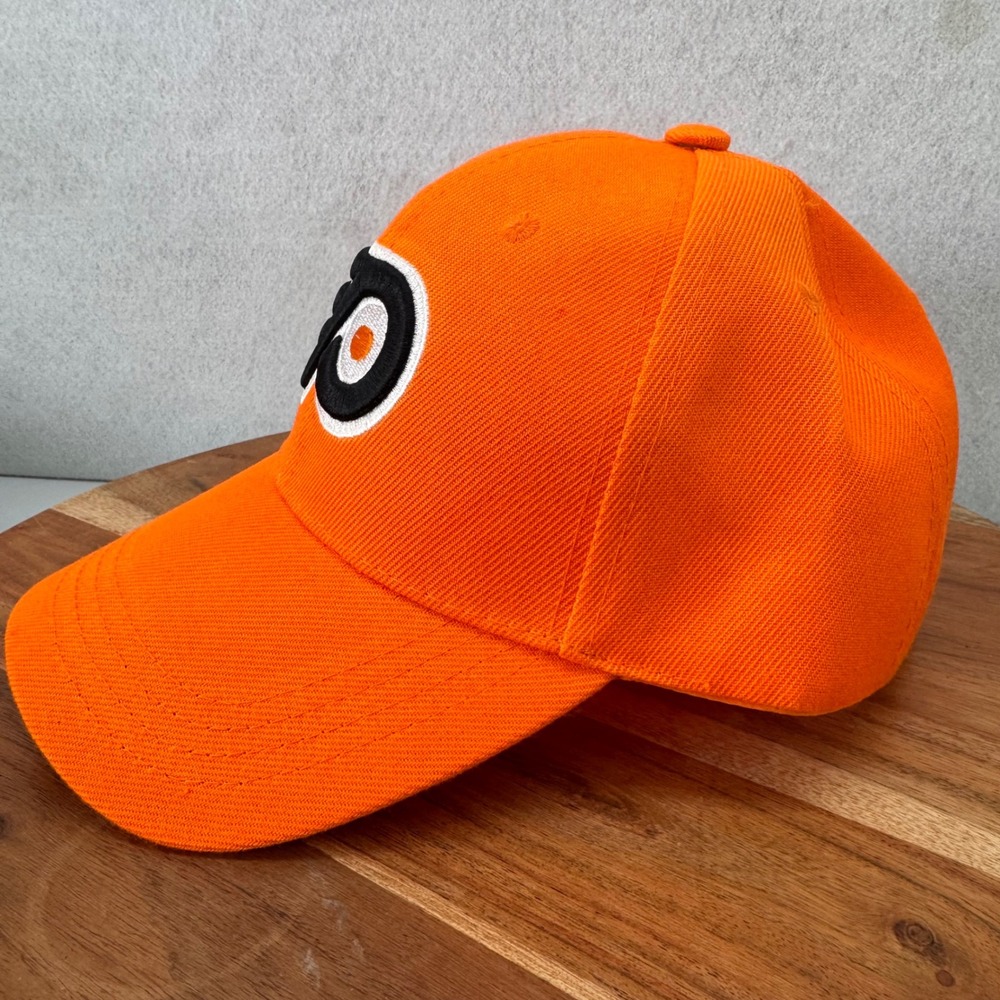 Flyers Hat NHL Hockey Baseball Cap Embroidered Logo Orange One Size - Picture 2 of 5